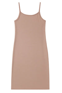 Thumbnail for Khaki slip dress on a white background