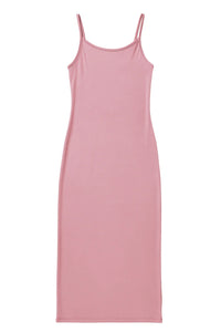 Thumbnail for Pink slip dress on a white background