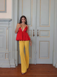 Women's Red Puff Crop Top Summer Slip Tanks & Camisoles Sexy Cropped Off Shoulder Sleeveless Top Backless Tank Tops, Drestiny, Crop Tops, Tank Tops, Camisoles, Sleeveless, Casual Shirts, Red, XS, S, M, L, United States, USA, Canada, Australia, New Zealand, United Kingdom, UK, red crop top, date night top red, red crop top UK, going out tops red, bardot crop top red, shopdrestiny.com