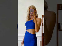 Single Shoulder Asymmetrical Cut-Out Mini Dress Backless Wrapped Chest Camisole Dress Sexy Slim Fit Dresses For Women, Mini Dresses, One Shoulder, Sleeveless, XS, S, M, L, 2, 4, 6, 8, 10, Light Brown, Dark Green, Wine Red, Deep Blue, Red, Black, Deep Pink, Orange, Light Green, Grey, Pink, Asymmetrical cut out dress, Cut out mini dress, Asymmetric mini dress, One shoulder cut out dress, party cut out dress, shopdrestiny.com