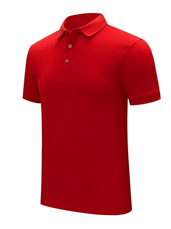 Men's Cotton Quality Red Polo Shirt
