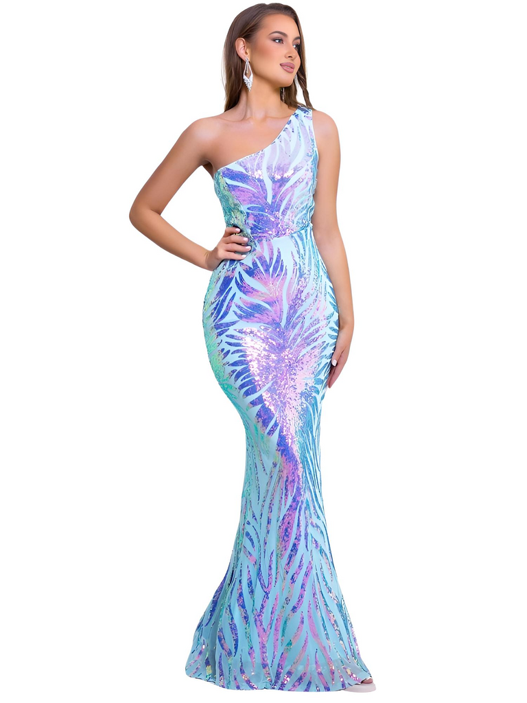 Shop Drestiny for a stunning Women's One Shoulder Sleeveless Sequined Maxi Dress. Enjoy free shipping and let us cover the tax! Save up to 50% off for a limited time. As seen on FOX/NBC/CBS.
