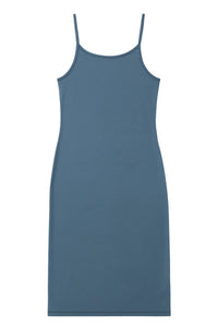 Thumbnail for Slate blue slip dress on a white background