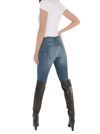 Thumbnail for Women's Bold Genuine Italian Leather Boots With Chunky Heels -, Boots , Drestiny , 10, 10.5, 12, 13, 5, 6, 6.5, 7.5, 8.5, 9, 9.5, Australia, Black, Boots, Canada, FR, Ivory, Knee Highs, New Zealand, United Kingdom, United States , Drestiny , www.shopdrestiny.com