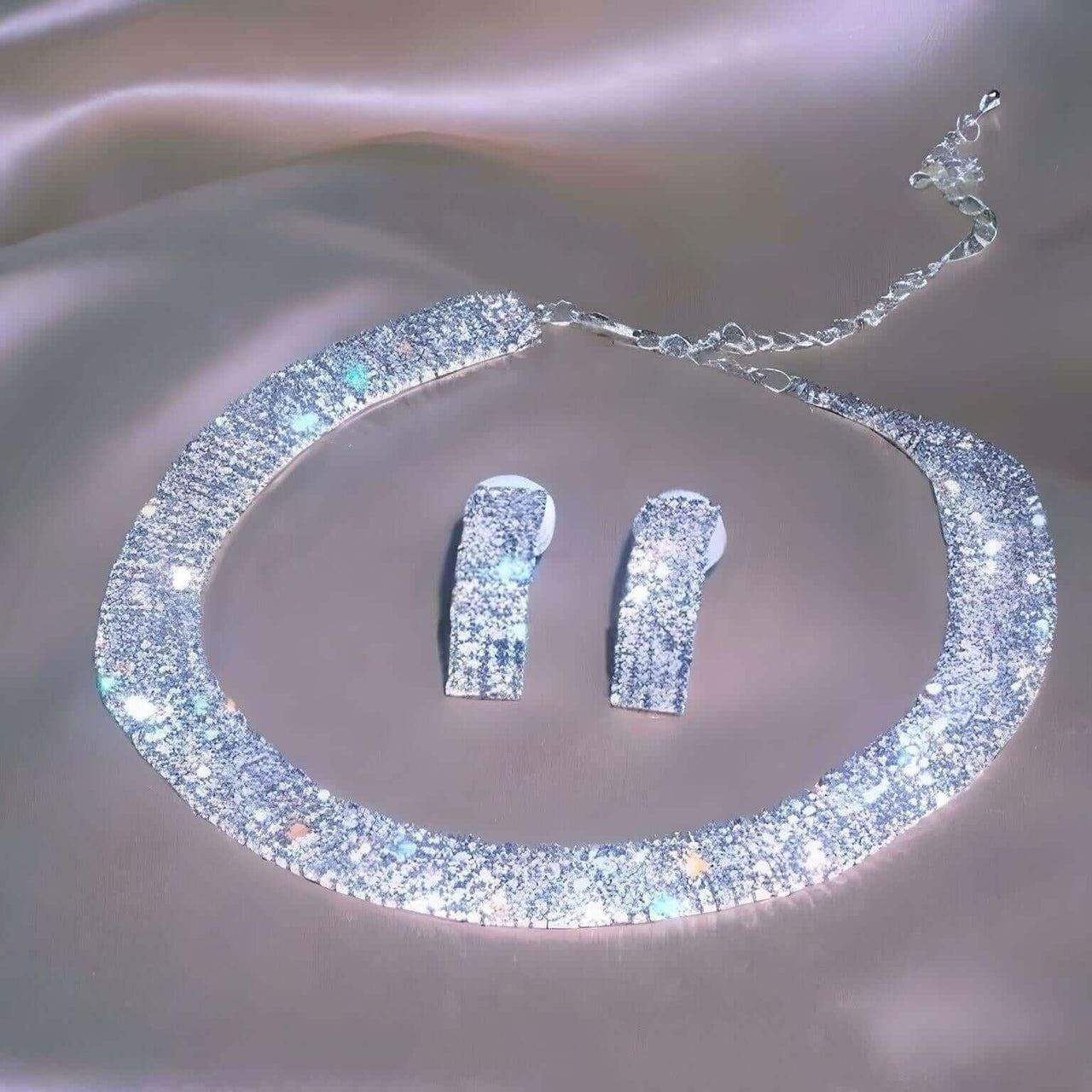 Women's Luxury Classic Jewelry Set -, Jewelry Sets , Drestiny , Australia, Canada, Earrings, Gender_Women, Necklaces, New Zealand, Sets, United Kingdom, United States, White , Drestiny , www.shopdrestiny.com