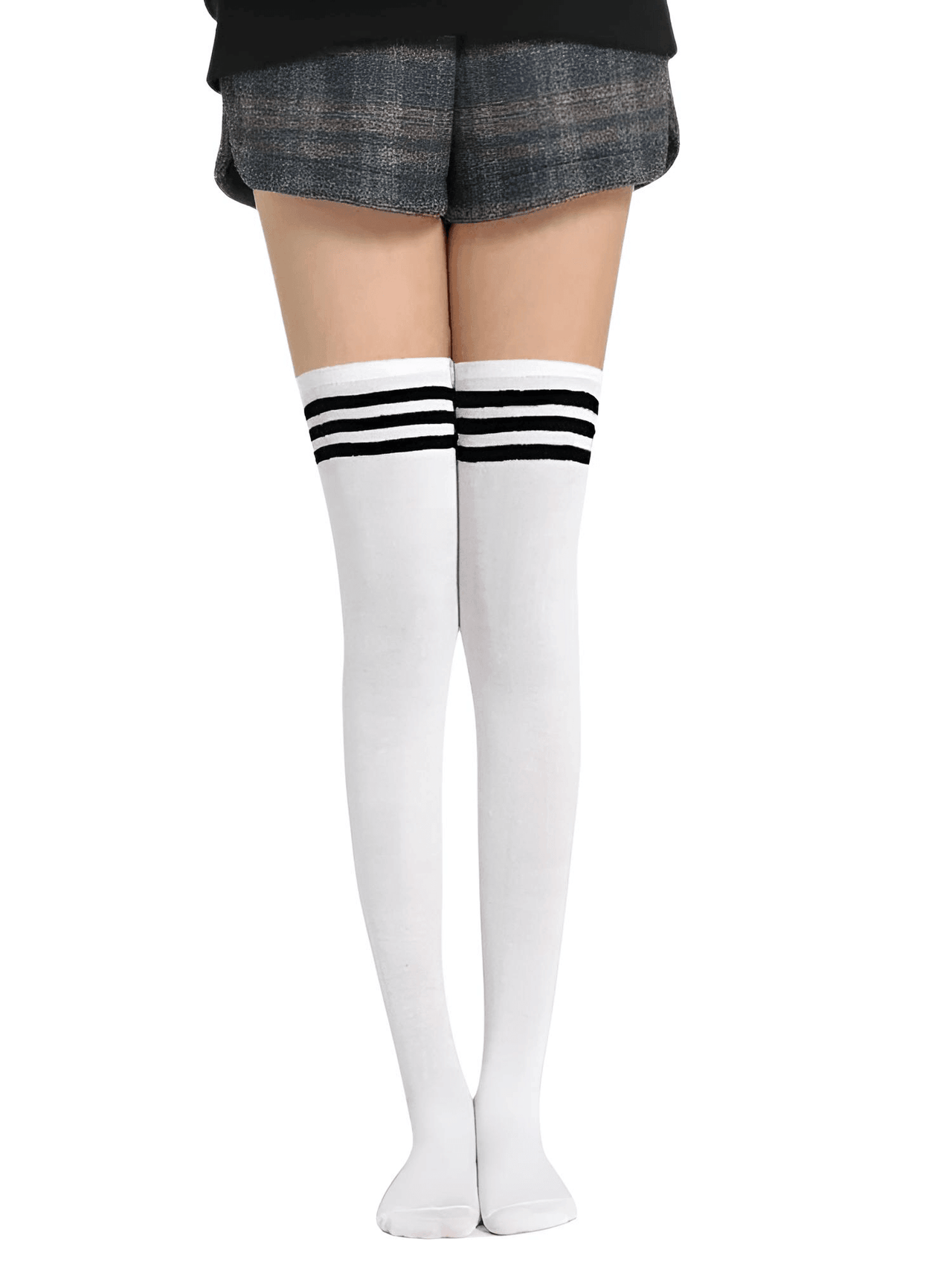 Women's Over Knee Thigh High Socks -, Socks , Drestiny , Australia, Black, Canada, Gender_Women, New Zealand, Socks, United Kingdom, United States, White , Drestiny , www.shopdrestiny.com