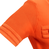 Thumbnail for Women's Short-Sleeved V-Neck Mini Dress, Drestiny, Mini Dresses, Short Sleeves, S, M, L, XL, United States, USA, Canada, Australia, New Zealand, United Kingdom, UK, Teal, Dark Olive Green, Black, Deep Pink, White, Orange, Red, Purple, Yellow, Khaki, v-neck mini dress, V-neck mini dress orange, shopdrestiny.com