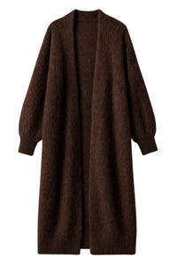 Thumbnail for Brown long coat on a white background