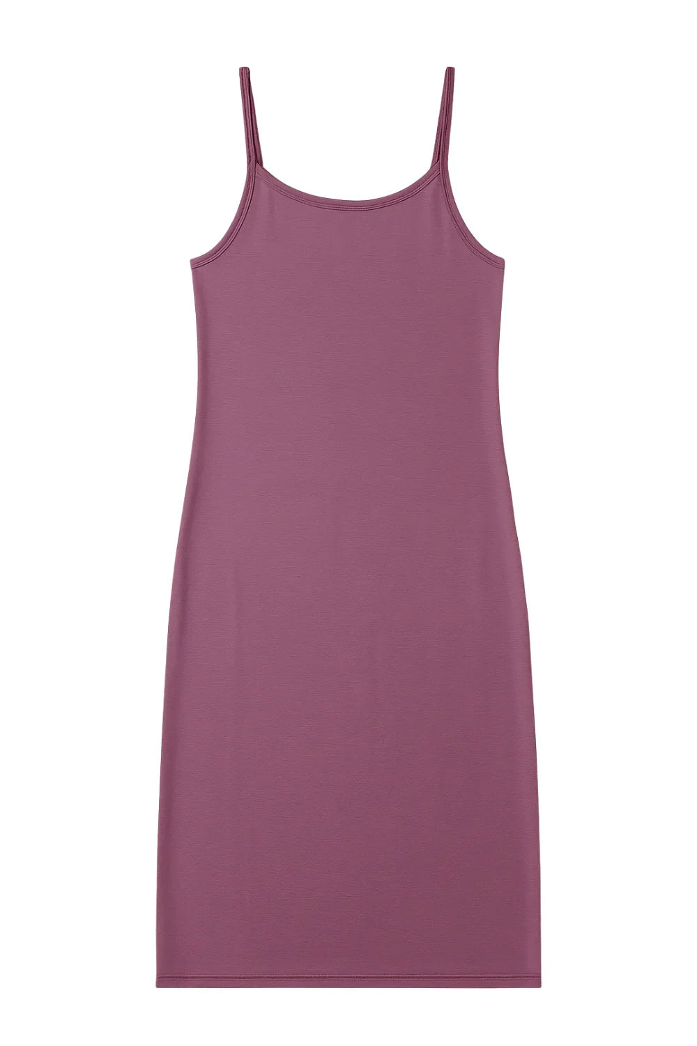 Violet Red slip dress on a white background