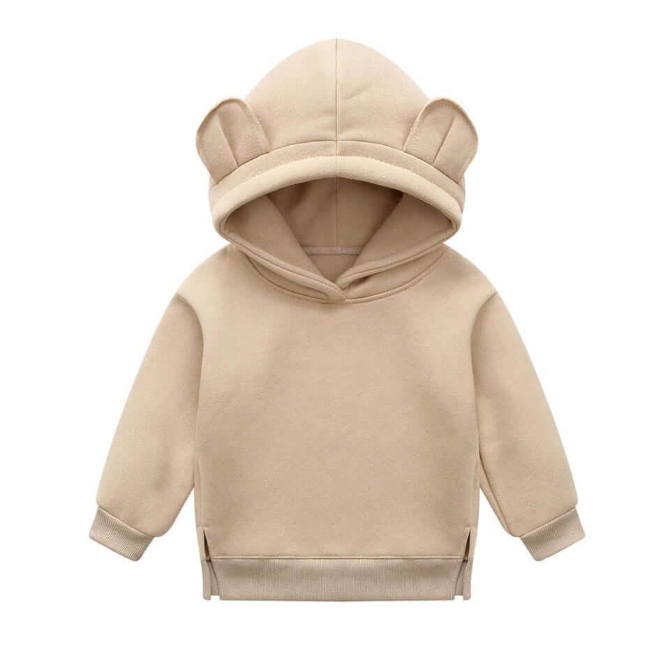 Adorable kids' khaki hoodies with cute animal ears. Shop at Drestiny for free shipping and we'll cover the tax! Save up to 50% off now!
