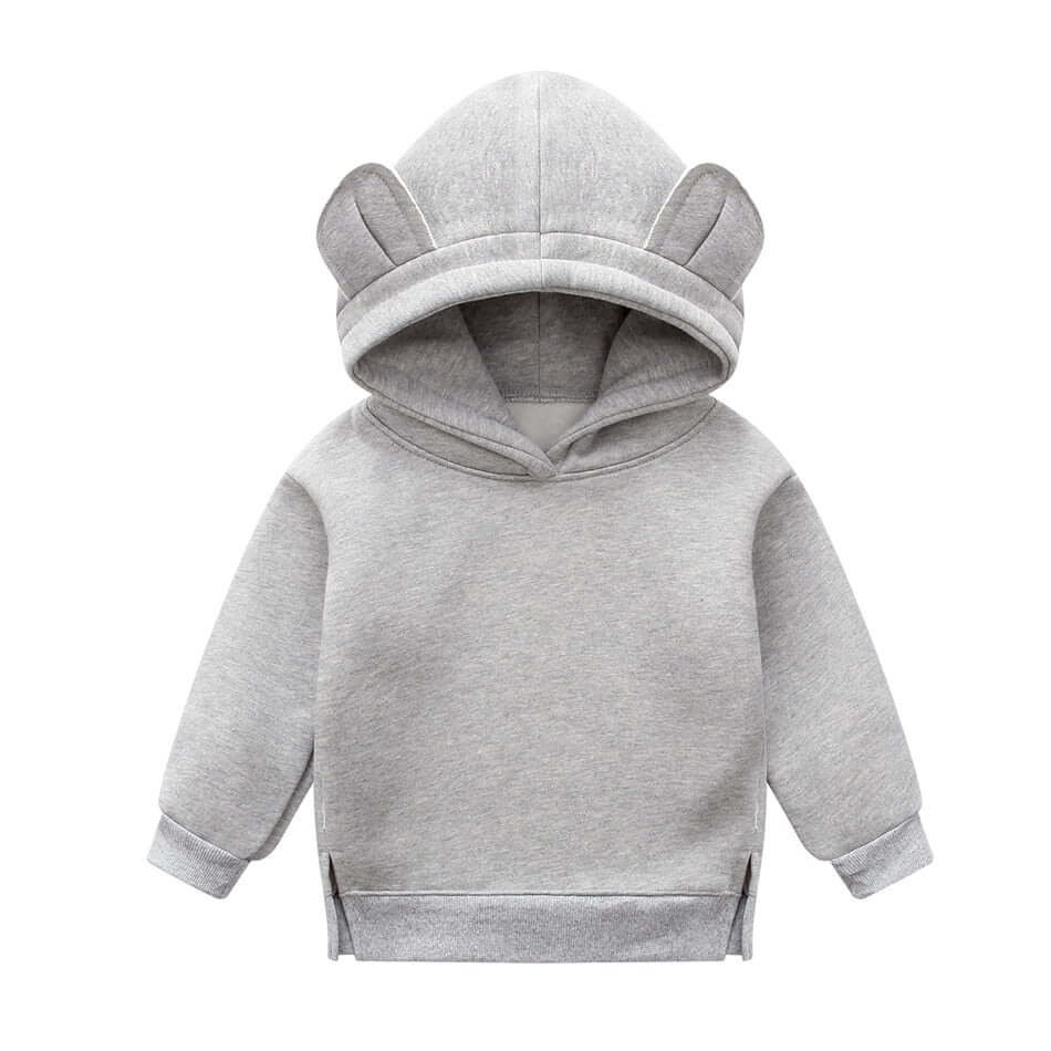 Adorable kids' grey hoodies with cute animal ears. Shop at Drestiny for free shipping and we'll cover the tax! Save up to 50% off now!