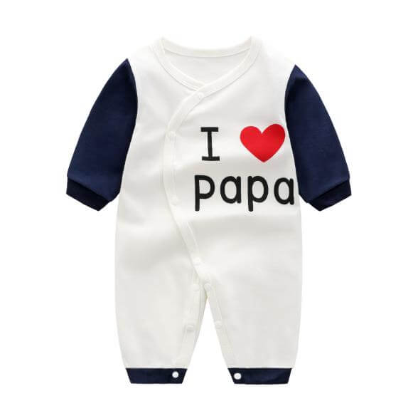 Unisex Long Sleeve Cotton I love papa Pajamas: Shop Drestiny for cozy one-piece sleepwear for baby. Enjoy free shipping and let us cover the taxes! Save up to 50% for a limited time.