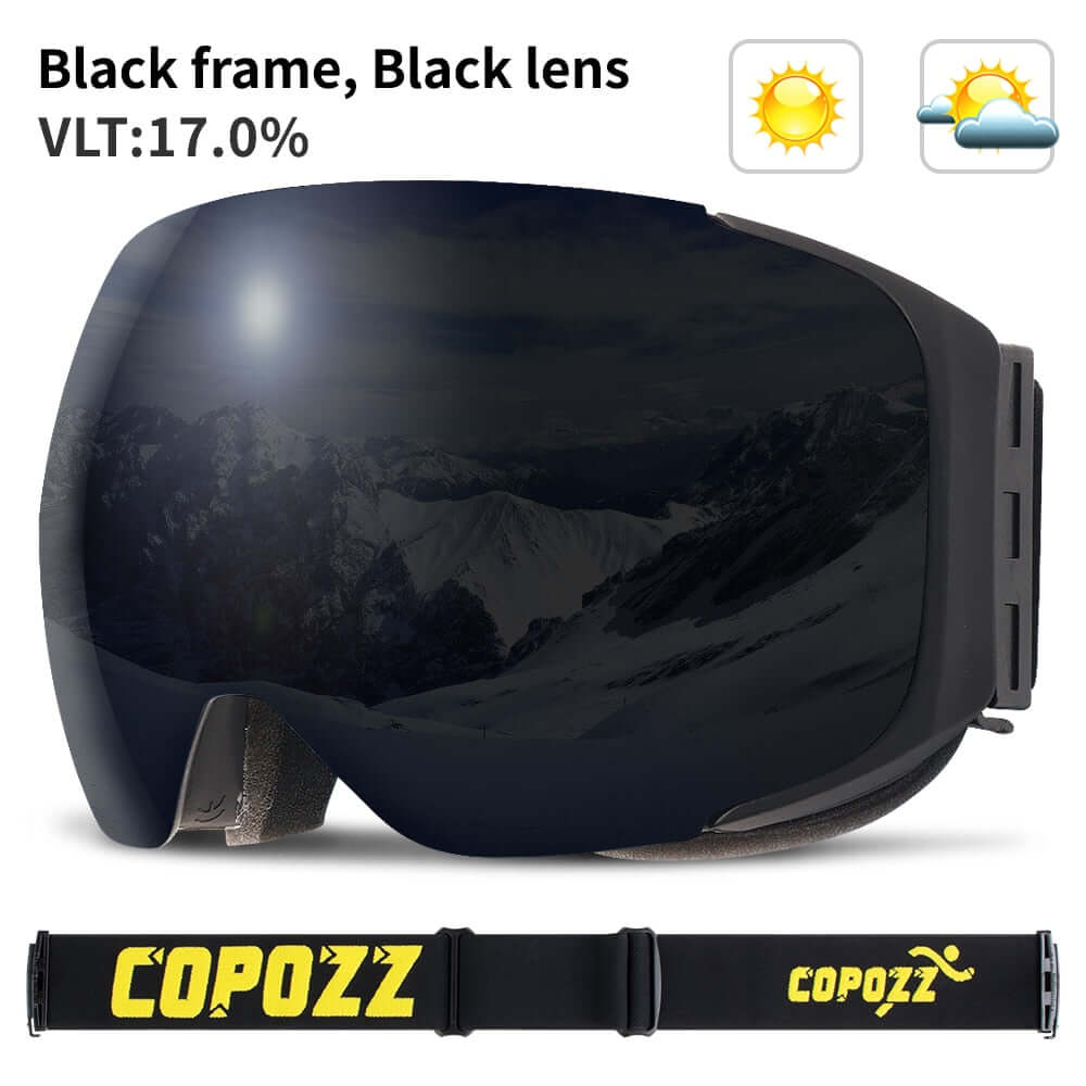 Shop Now & Get Free Shipping + We'll Pay The Tax! These Magnetic Ski Goggles with Quick-Change Lens are perfect for any snow sport you participate in.