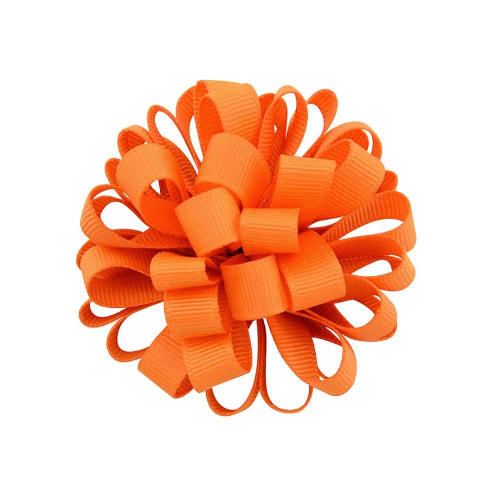 Girls Orange Ribbon Hairbands - Lots of Colors!