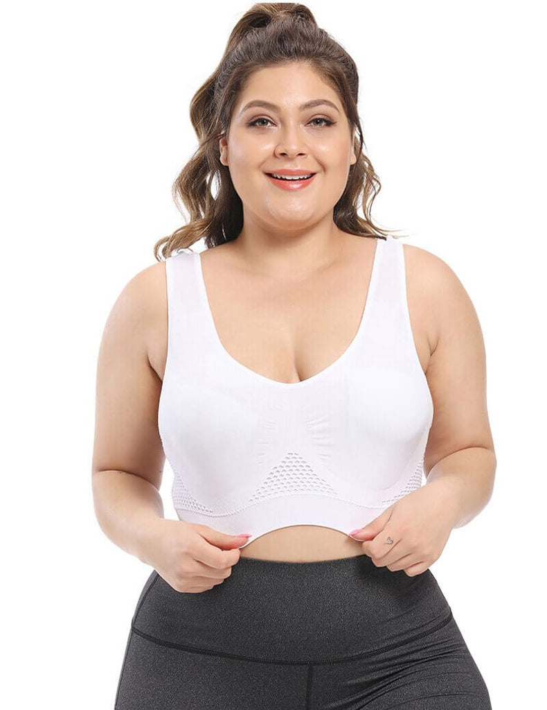 Shop Now & Get Free Shipping + We'll Pay The Tax! These stylish comfortable plus size seamless bras are for women who need a bra that fits properly without gaps