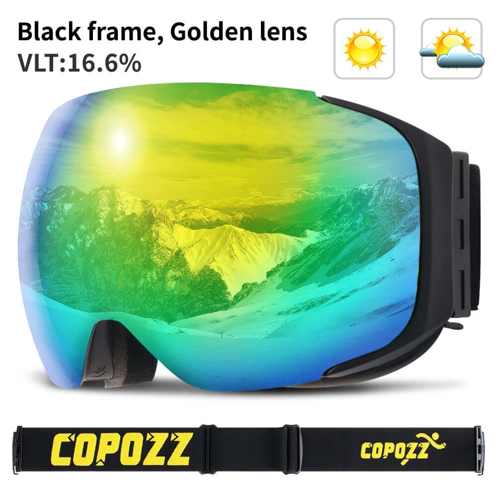 Shop Now & Get Free Shipping + We'll Pay The Tax! These Magnetic Ski Goggles with Quick-Change Lens are perfect for any snow sport you participate in.