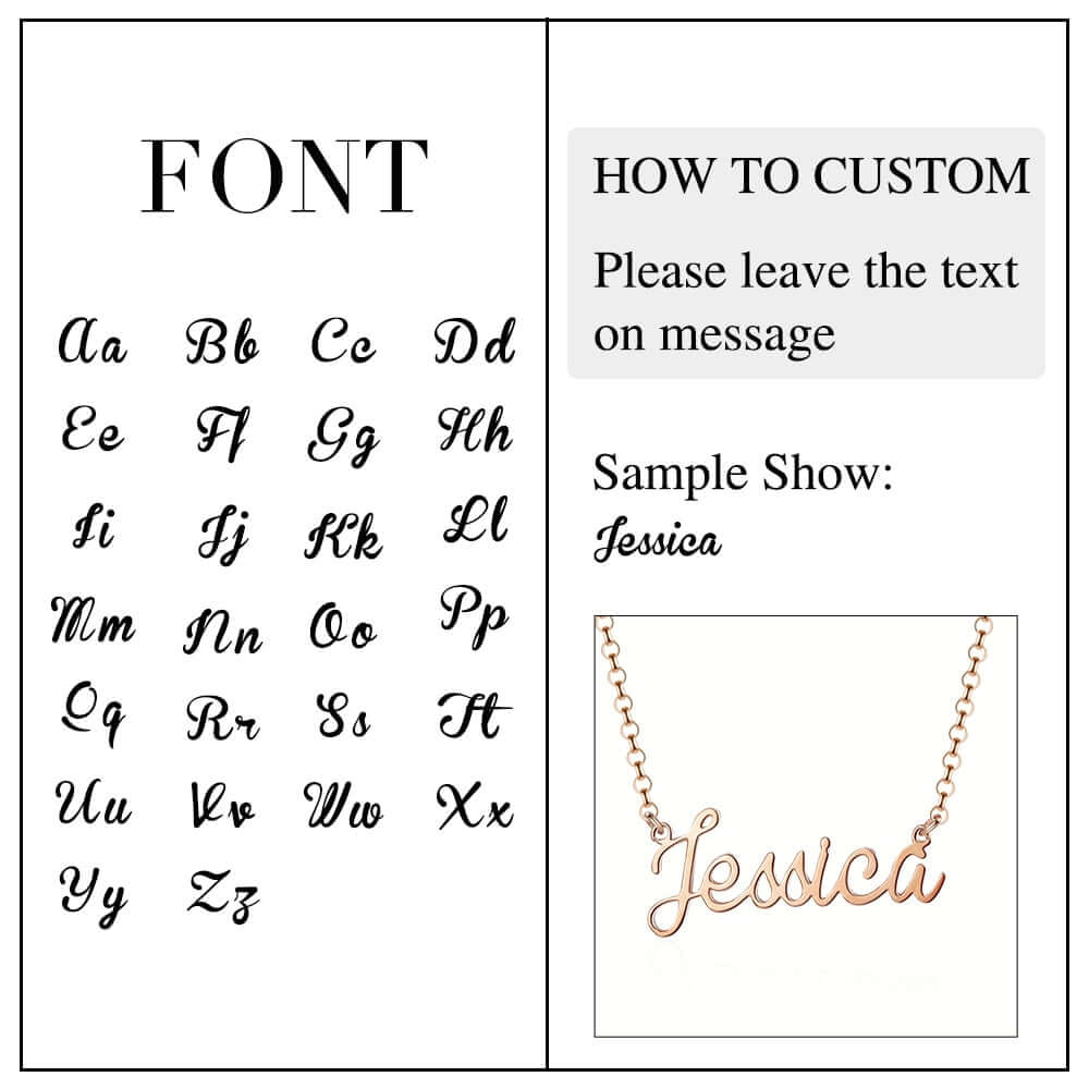 925 Sterling Silver Personalized Nameplate Letter Necklace 3494