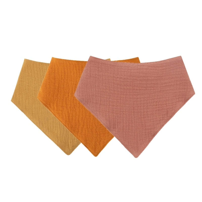 Shop Now & Get Free Shipping + We'll Pay The Tax! Baby's Triangle Feeding Scarf Sets are perfect when feeding your baby. 100% cotton for baby's delicate skin.