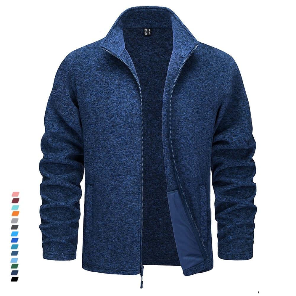 Men's Lightweight Full Zip Fleece Jackets - In 16 Colors!