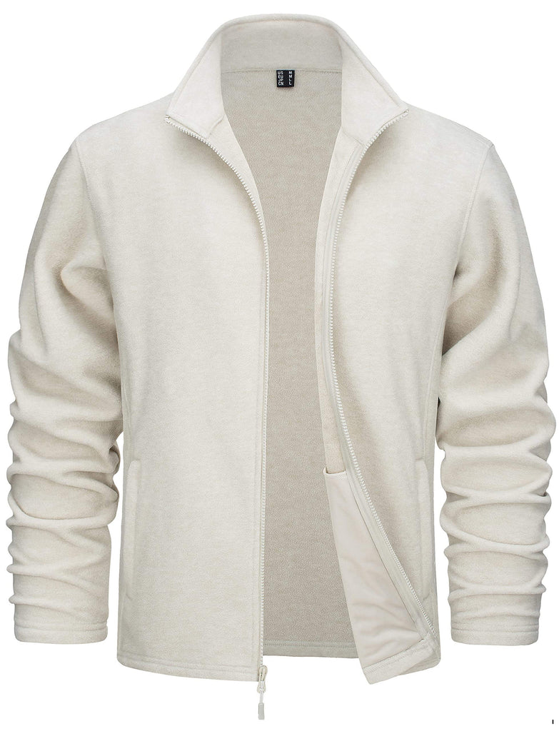 Men's Lightweight Full Zip Fleece Jackets - In 16 Colors!