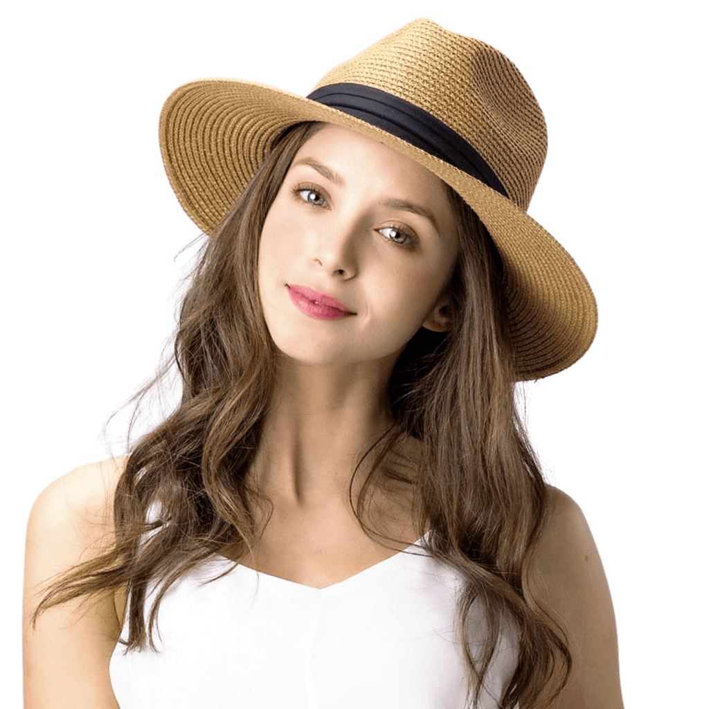 Women's Fedora Style Sun Hat
