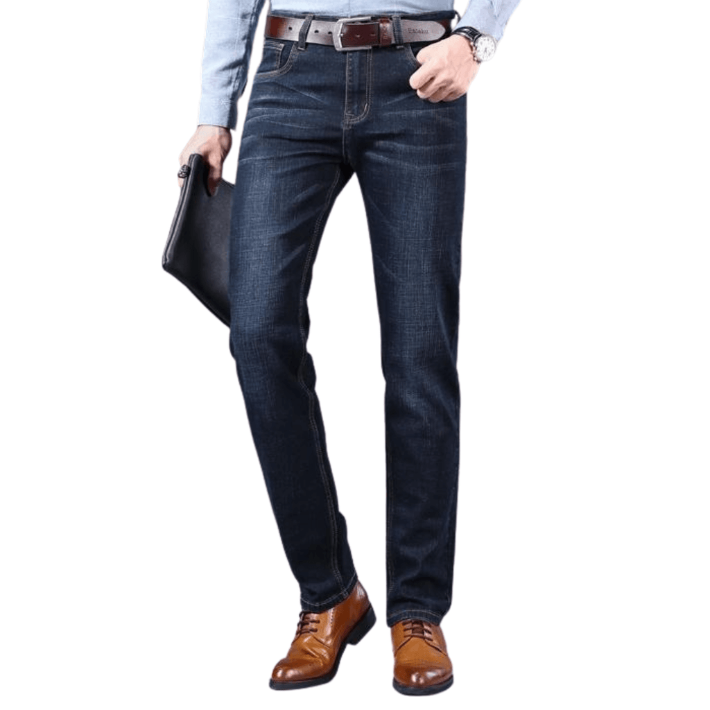 Men's Stretch Fit Jeans In Dark Colors!