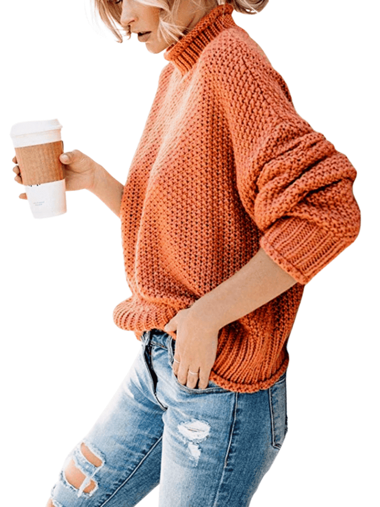 Women's Knitted Pullover Sweater