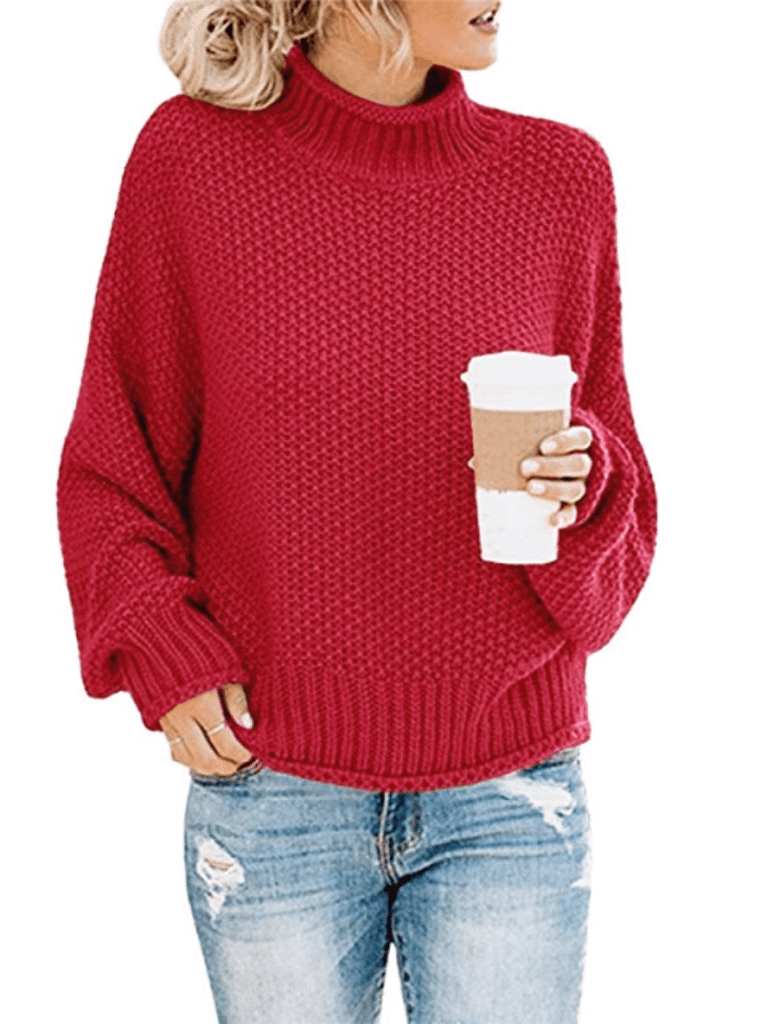 Women's Knitted Pullover Sweater