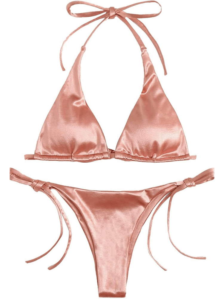 Shop Drestiny for a trending Women's Metallic Halter Top Two-Piece Bikini. Enjoy free shipping and let us cover the taxes! Save up to 50% off!