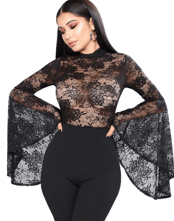 Shop Now & Get Free Shipping + We'll Pay The Tax! Lace One Piece Body-con Bodysuit is a comfortable soft stretch lace chic bodysuit with a body-con silhouette.
