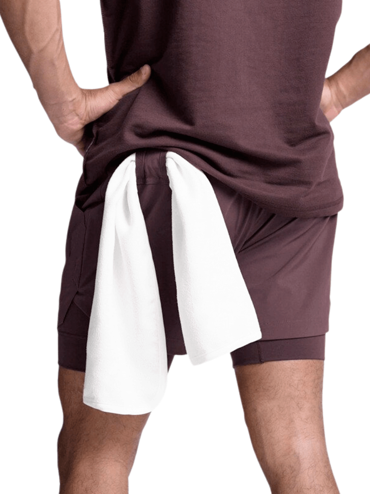 Men's Brown Sport Shorts