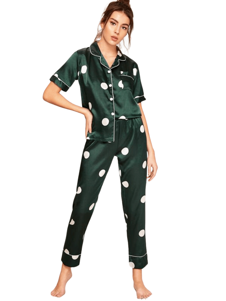 Women's 2-Piece Short Sleeve Pajama Sets