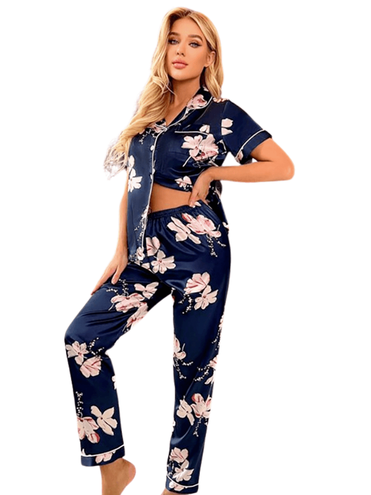 Women's 2-Piece Short Sleeve Pajama Sets