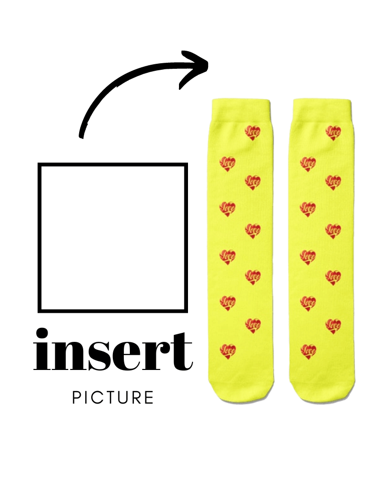 Shop Now & Get Free Shipping + We'll Pay The Tax! A personalized pair of socks is a fun and easy way to make someone feel special. Can be printed with any photo