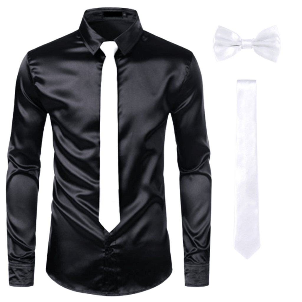 Shop Now & Get Free Shipping + We'll Pay The Tax! Men's 3Pcs Silk Dress Shirt Tie Sets are made of density emulsion silk featuring an elegant, yet simple design