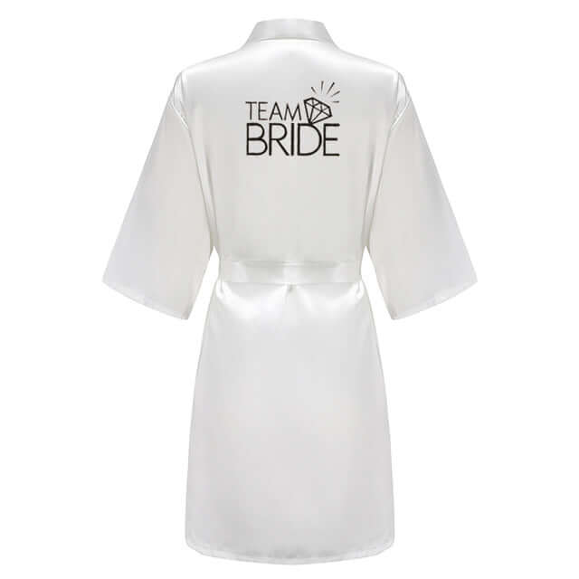 Elevate your wedding party with satin kimono robes from Drestiny. Enjoy free shipping and tax covered. Limited time offer - save up to 50%!
