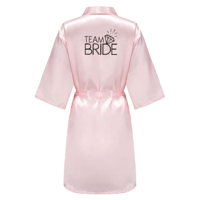 Elevate your wedding party with satin kimono robes from Drestiny. Enjoy free shipping and tax covered. Limited time offer - save up to 50%!
