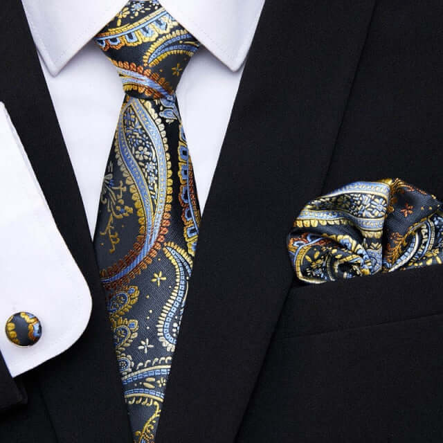 Men's Silk Tie Set - Free Shipping & Tax Covered! Save up to 50% off for a limited time. Shop Drestiny now, as seen on FOX, NBC, and CBS.