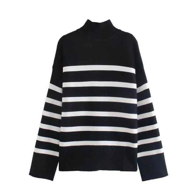 Women's Oversized Striped Sweater