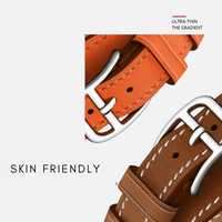 Thumbnail for Double Tour Leather Strap Apple Watch -, Watch Bands , Drestiny , Australia, Black, Blue Grey, Brown, Canada, Coffee, Dark Blue, Dark Green, Deep Pink, Gender_Men, Gender_Women, Grey, New Zealand, Orange, Purple, Sky Blue, United Kingdom, United States, Watch Bands, White, Wine Red, Yellow , Drestiny , www.shopdrestiny.com