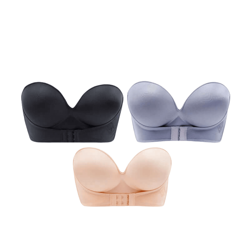Lift Up Invisible Bra - Strapless 3 Pack!
