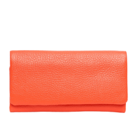 Thumbnail for Women's Genuine Leather Long Wallet For Women -, Wallet , Drestiny , Australia, Black, Canada, FR, Lime, New Zealand, Orange, Pink, Purple, United Kingdom, United States, Wallets , Drestiny , www.shopdrestiny.com
