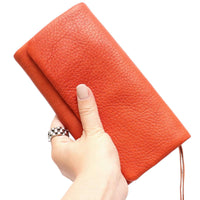 Thumbnail for Women's Genuine Leather Long Wallet For Women -, Wallet , Drestiny , Australia, Black, Canada, FR, Lime, New Zealand, Orange, Pink, Purple, United Kingdom, United States, Wallets , Drestiny , www.shopdrestiny.com