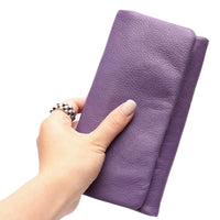 Thumbnail for Women's Genuine Leather Long Wallet For Women -, Wallet , Drestiny , Australia, Black, Canada, FR, Lime, New Zealand, Orange, Pink, Purple, United Kingdom, United States, Wallets , Drestiny , www.shopdrestiny.com