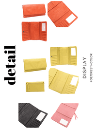 Thumbnail for Women's Genuine Leather Long Wallet For Women -, Wallet , Drestiny , Australia, Black, Canada, FR, Lime, New Zealand, Orange, Pink, Purple, United Kingdom, United States, Wallets , Drestiny , www.shopdrestiny.com